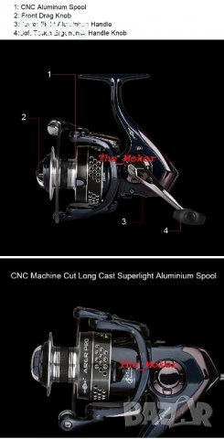 НОВО 2020 Макара FL Arer Pro 1000/2000/3000/4000/5000/6000, снимка 4 - Макари - 24605377