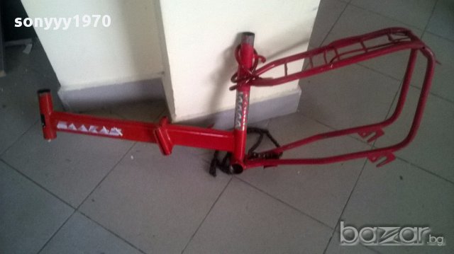 Балкан-рамка за колело-червена, снимка 9 - Части за велосипеди - 16018783