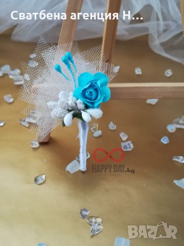 Сватбена бутониера за ревер Стефания