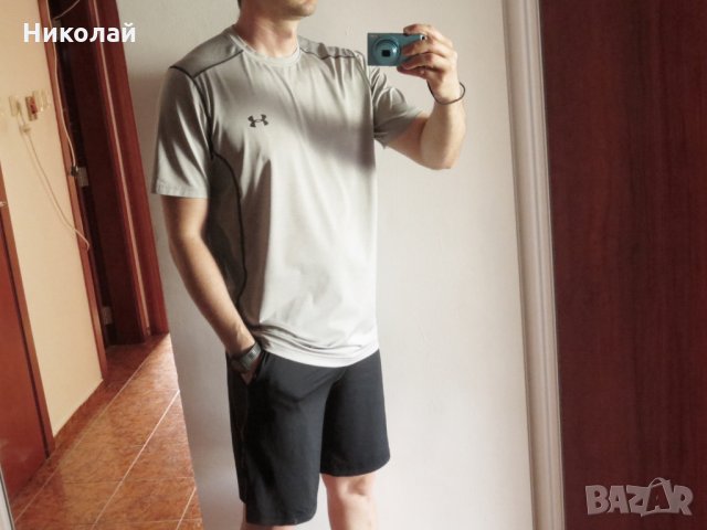 Under Armour Carbon Heather  Raid T-Shirt, снимка 10 - Тениски - 25902160