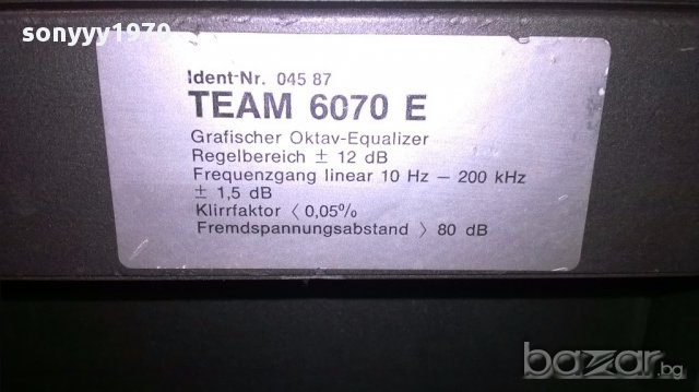schneider team-6070e hi-fi-made in germany-внос швеицария, снимка 11 - Ресийвъри, усилватели, смесителни пултове - 12712607