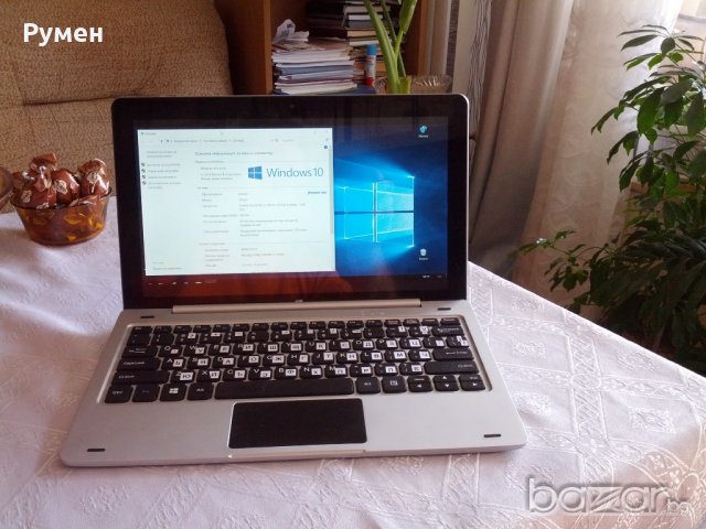 Лаптоп = таблет с Windows 10 + клавиатура, снимка 4 - Лаптопи за дома - 19126996