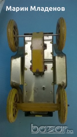 стара механична играчка-количка, снимка 6 - Колекции - 18638188