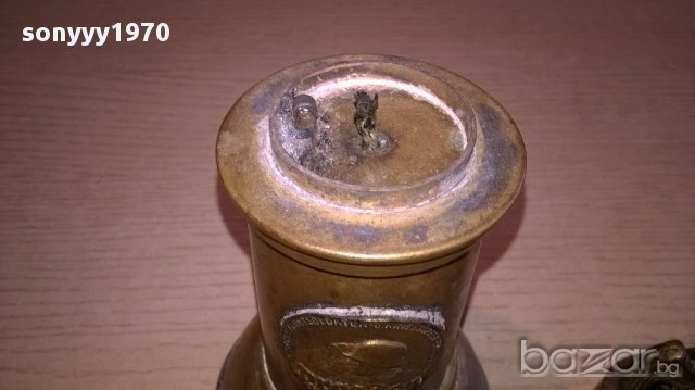 хитлериска антика-немска запалка-ретро-17х9см-внос швеицария, снимка 14 - Антикварни и старинни предмети - 18039160