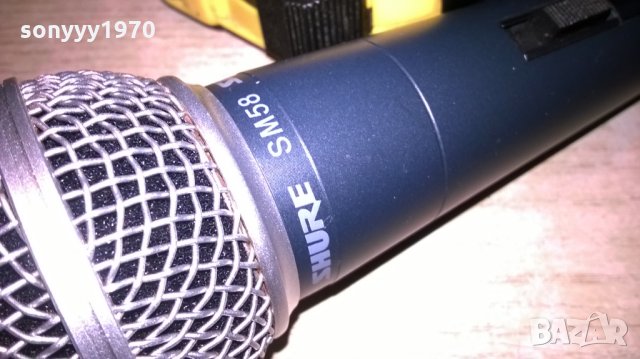 shue sm58-микрофон-profi-внос швеицария, снимка 6 - Микрофони - 22346015