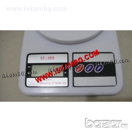 Кухненска везна с електронен дисплей до 5 кг, снимка 3 - Други - 13395895