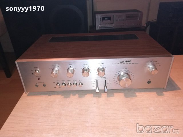&electown a-606 amplifier-made in korea-внос швеицария, снимка 6 - Ресийвъри, усилватели, смесителни пултове - 20196477