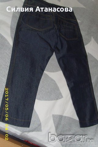 Дънки с бродерии 7/8 нови, снимка 3 - Дънки - 19777114