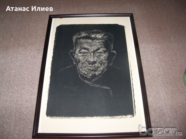 Портрет на възрастен мъж худ. Петрана Клисурова 61г., снимка 1 - Картини - 20388616