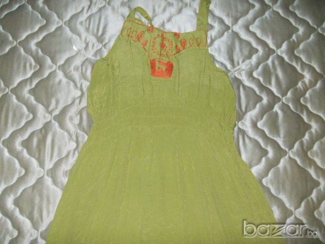 ЗЕЛЕНА ТУНИКА, снимка 8 - Рокли - 9647214