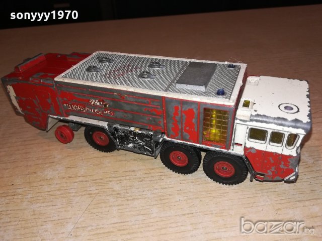 made in germany-маркова пожарна метална кола-20х6х5см, снимка 3 - Колекции - 20900877