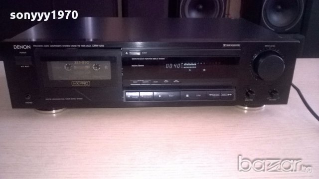 Denon drm-540 hx pro/dolby b/c-fine bias/2мотора-внос англия, снимка 5 - Ресийвъри, усилватели, смесителни пултове - 12985290