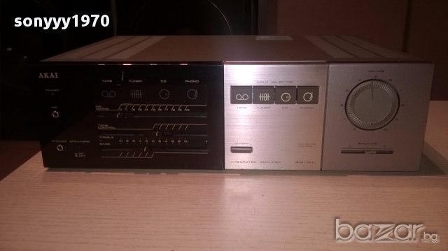 &akai am-m11 stereo amplifier made in japan-от швеицария, снимка 4 - Ресийвъри, усилватели, смесителни пултове - 16183609