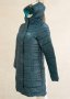 Водоустойчиво зимно дълго детско яке цвят петрол Loap ръст 140, снимка 2