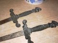 антики-31х7см-2бр ретро ножове-метал-внос швеицария, снимка 6