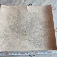 Стара карта Бирмингам 1839, снимка 1 - Колекции - 25432753