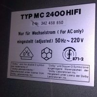 telefunken mc2400 hifi made in germany-внос швеицария, снимка 9 - Ресийвъри, усилватели, смесителни пултове - 14454340