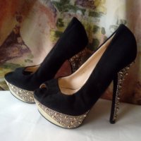 Нови дамски обувки Exquily с шипове 36, снимка 1 - Дамски елегантни обувки - 23223661