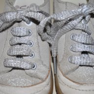 Clarks сребристи кожени обувки №28, UK10 F, снимка 5 - Детски маратонки - 15816437