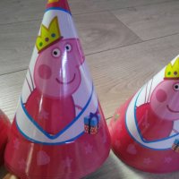 Пепа Пиг peppa pig pepa картонена Голяма Малка парти шапки шапка рожден ден, снимка 1 - Други - 22732401