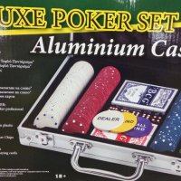 Покер сет в алуминиево куфарче, снимка 1 - Настолни игри - 25738124