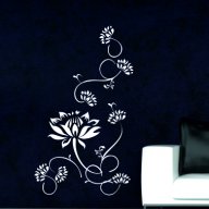 Стикери за стена - цветя, снимка 1 - Декорация за дома - 11996854