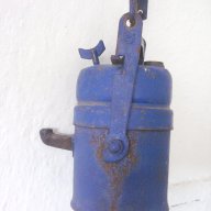 Стара миньорска лампа, снимка 3 - Антикварни и старинни предмети - 10745702
