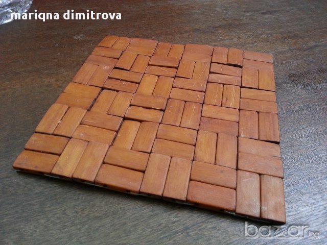 подложка за горещи съдове дърво, снимка 1