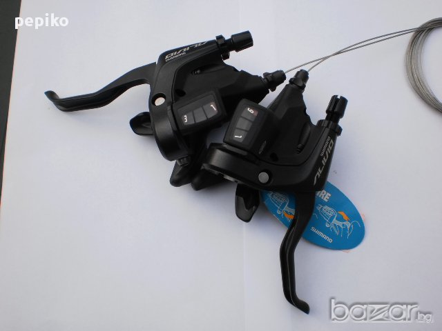 Продавам колела внос от Германия палцови команди Shimano Alivio St-m430 , снимка 1