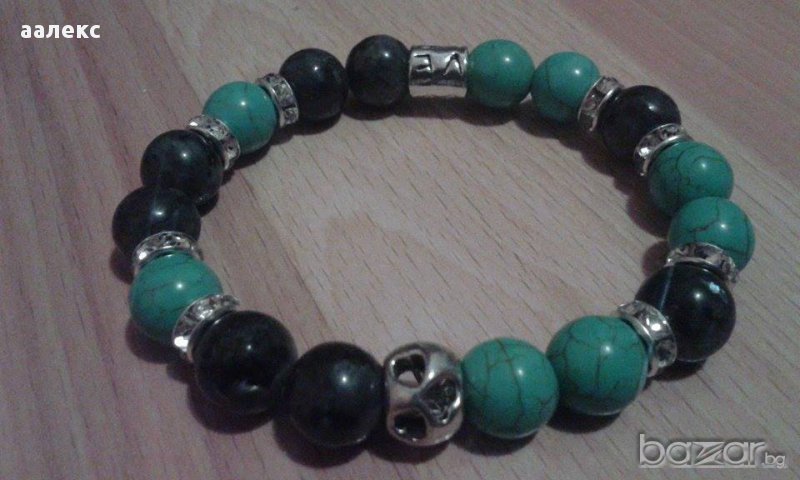 Ръчно изработена гривна от естествени камъни, снимка 1