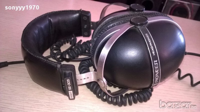 Pioneer se-305 stereo headphones-внос швеицария, снимка 1