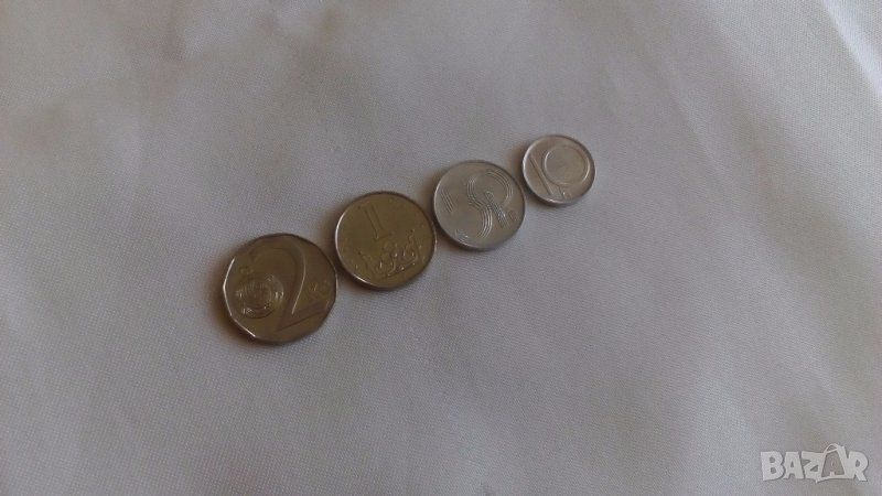 Лот монети от Чехия -- 4 бр., снимка 1
