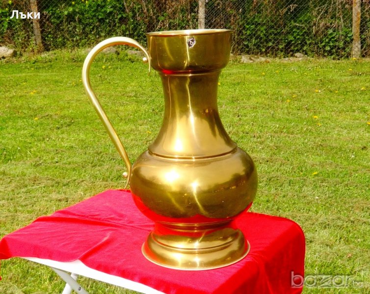 Швейцарска бронзова кана 43 см.,1.7 кг. , снимка 1