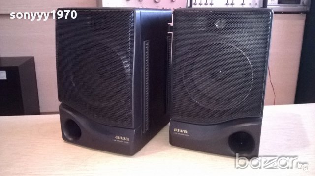 Aiwa 2 way speaker system 2бр-22х16х14см-внос швеицария, снимка 6 - Тонколони - 17832025