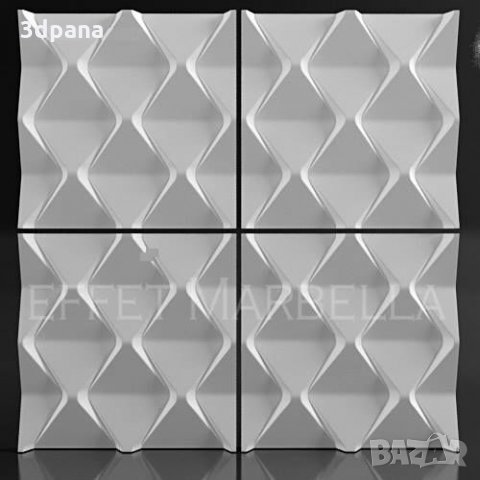 3Д ПАНЕЛИ от гипс, декоративни облицовки за стени / пана №0118, снимка 4 - Пана - 23280258