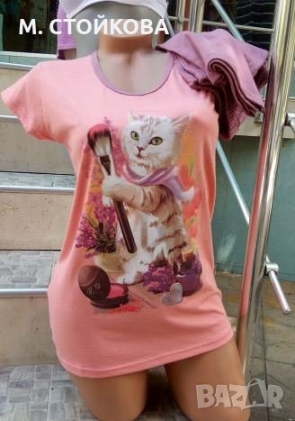 ПОСЛЕДНИ БРОЙКИ! пижама с къс ръкав и 3/4 гащи - КОТЕ