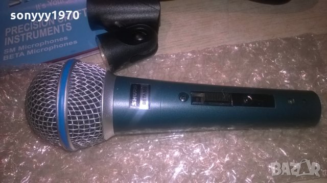 shure beta 58s-legendary performance microphone, снимка 3 - Микрофони - 24852537