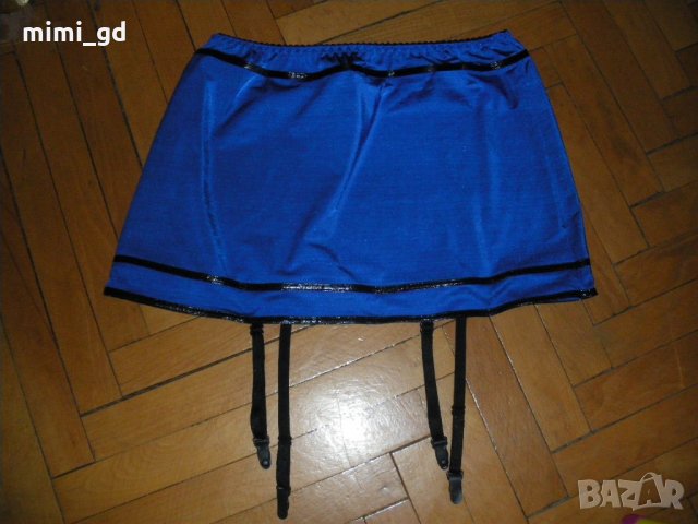 НАМАЛЕН!Жартиерен колан в син цвят