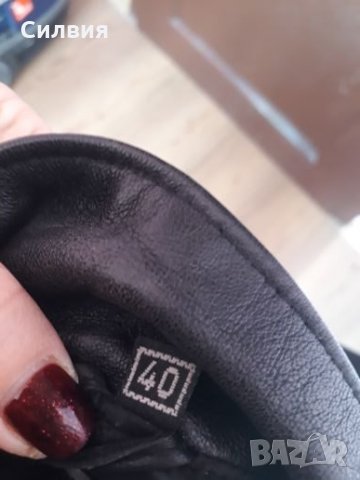 Дамско кожено яке от естествена кожа, размер 40, снимка 4 - Якета - 23179378