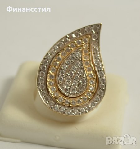 *златен пръстен 43563-2, снимка 1