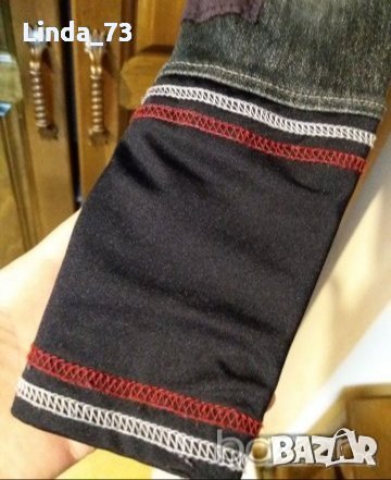 Дет.дънки-"BR"-/ластични/,цвят-черно-сиви. Закупени от Италия., снимка 7 - Детски панталони и дънки - 23505909