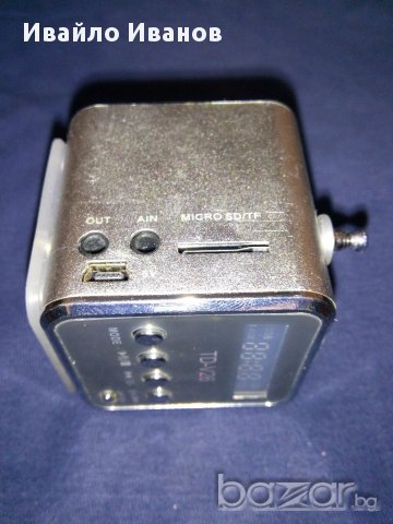 Мини bluethooth плеър с USB и SD слот, снимка 5 - MP3 и MP4 плеъри - 17147646