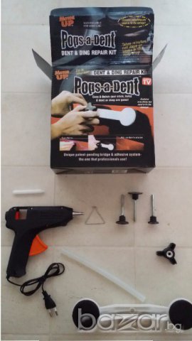 Топ цена! Pops-a-Dent нова система за изправняне на вдлъбнати на кола, снимка 8 - Аксесоари и консумативи - 17959973