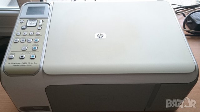 Принтер скенер и копир HP Photosmart C4180 , снимка 7 - Принтери, копири, скенери - 22467445
