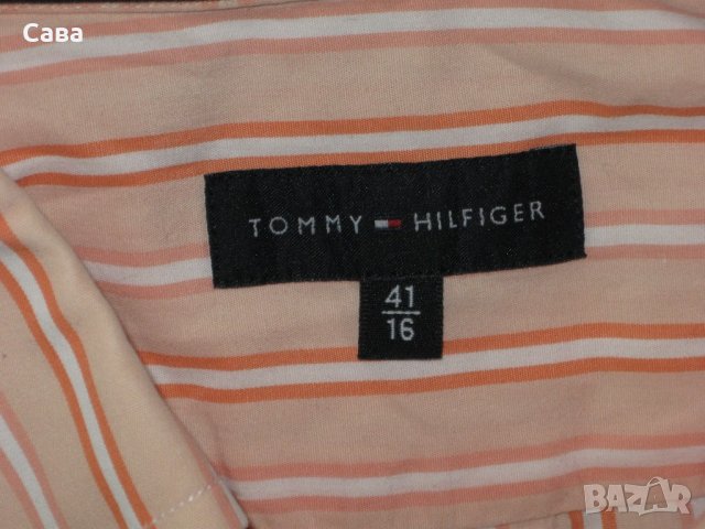 Риза TOMMY HILFIGER   мъжка,Л, снимка 1 - Ризи - 21681679