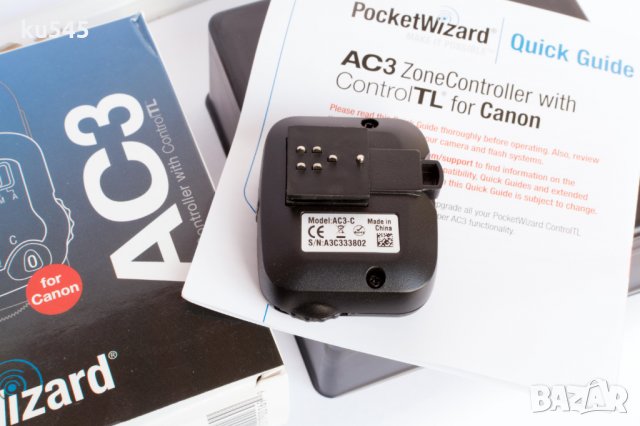 Pocket Wizard AC3 за Canon - за синхронизатор Pocketwizard Канон, снимка 13 - Светкавици, студийно осветление - 23437399