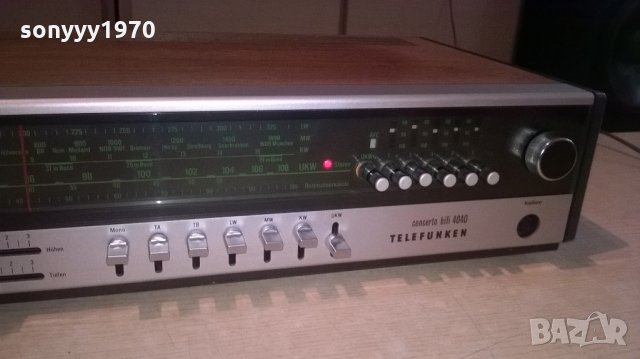telefunken concerto hifi 4040-stereo-внос швеицария, снимка 10 - Ресийвъри, усилватели, смесителни пултове - 22146581