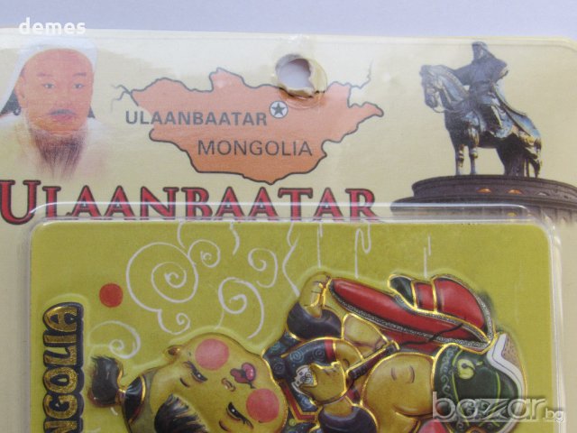 Автентичен 3D магнит от Монголия-серия-12, снимка 6 - Други ценни предмети - 19574320