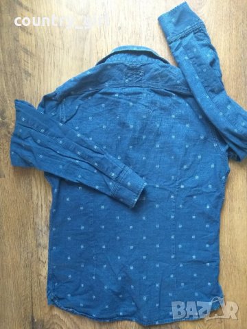 g-star tacoma shirt l/s - страхотна мъжка дънкена риза, снимка 6 - Ризи - 23692347