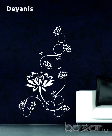 Стикери за стена - цветя